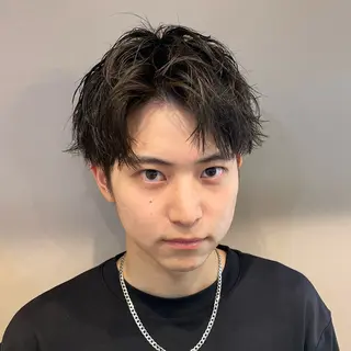 パーマ メンズ 博多No.1 メンズパーマ美容師のヘアスタイル