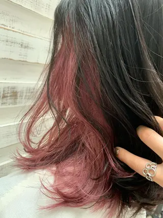 セミロング カラー ヘアアレンジ 指名支持率NO.1 スタイリストのヘアスタイル