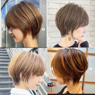 ショート 🧸 仲間ひめかのヘアスタイル
