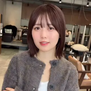 ミディアム ボブ/艶カラー /sora🌙✨️のヘアスタイル