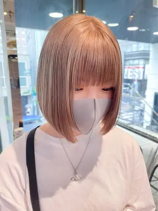 ショート カラー 💖デザインカラー/ タダ ハナカ💖のヘアスタイル