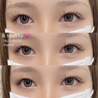 マツエク・マツパ mahina🦋 cp/iLaのマツエク・マツパデザイン