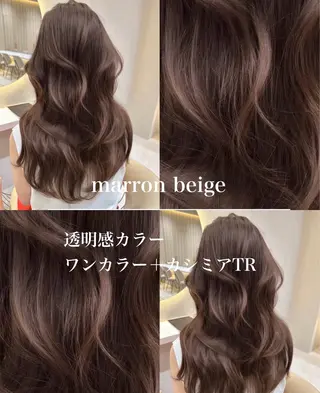 ロング 透明感カラー/ レイヤー/松沢州途のヘアスタイル