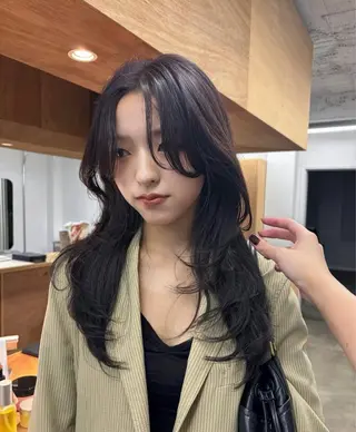 ロング カラー 坂本 圭太朗のヘアスタイル