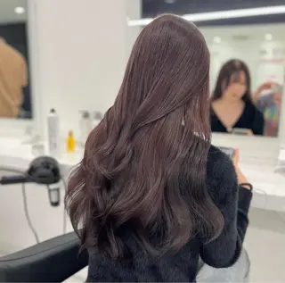 ロング ヘアアレンジ 透明感ラベンダー💗 SHOのヘアスタイル