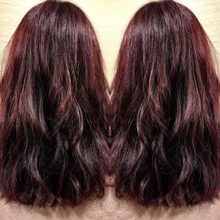 セミロング box mico. mutsumiのヘアスタイル