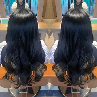 ロング カラー 韓国🇰🇷 ✂︎hair 内田愛のヘアスタイル