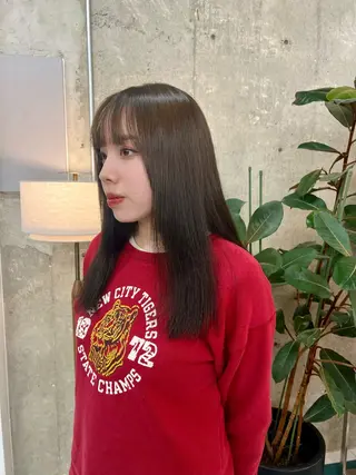 セミロング AYAKA/名古屋/ 栄/ボブ/透明カラーのヘアスタイル