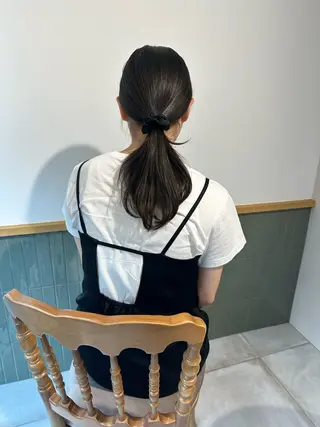 セミロング カラー キッズ オトナヘア🌸 harukaのヘアスタイル