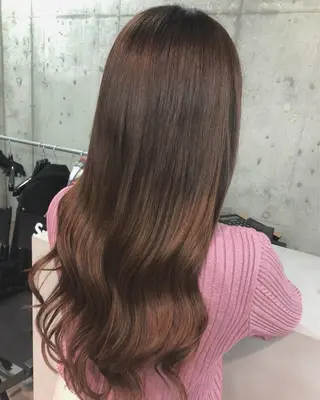 ロング 🫧シールエクステ/ カラー🫧アサミ️のヘアスタイル