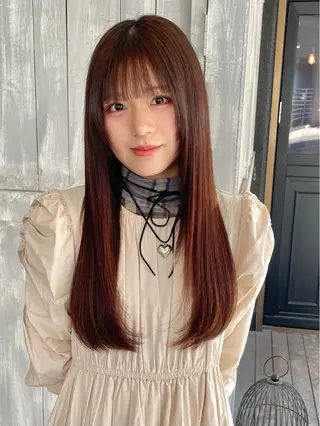 ロング 塩谷 雪花のヘアスタイル