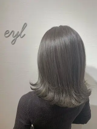 ミディアム カラー eyl〜エイル〜所属・💎赤み消しカラー 特化型デザイナー💎のヘアスタイル