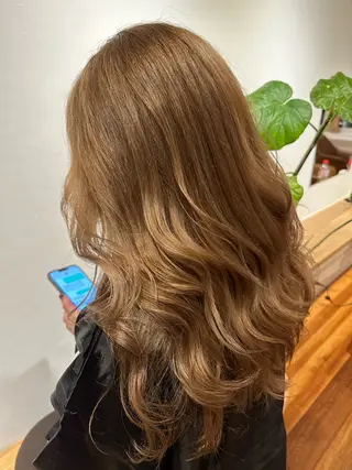 ロング カラー レイヤー/ナチュラル 💐nao.のヘアスタイル