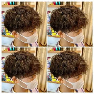 メンズ 👑メンズパーマ特化 店長望月謙二郎👑のヘアスタイル