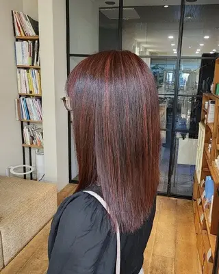 ミディアム closet新宿🌟 青木力のヘアスタイル