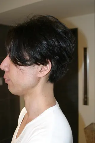 ショート パーマ メンズ 😇極上カット😇ハ イトーンカラー😇のヘアスタイル