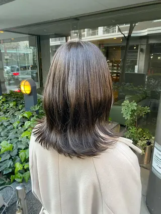 ミディアム カラー GO TODAY SHAIRE SALON所属・癖毛&ダメージ改善 カット/soyaのヘアスタイル