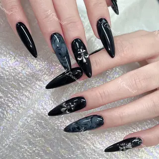 ネイル 長いだし/スカルプ/ パラシェルN.oneのネイルデザイン