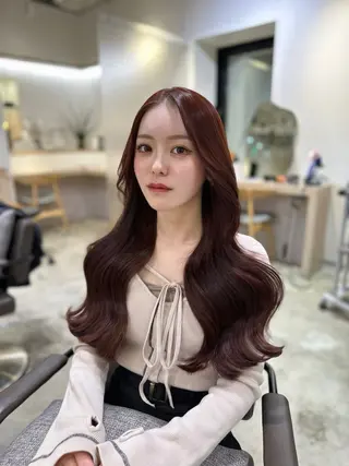 ロング カラー 韓国ヘア/レイヤー Yan✂︎のヘアスタイル