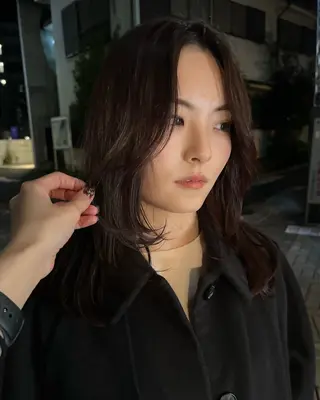 セミロング カラー パーマ ヘアアレンジ ショートヘア原宿 fifth コシのヘアスタイル