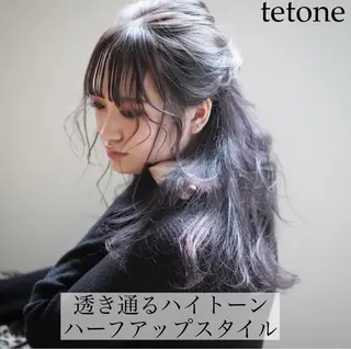 ロング カラー テトネ タカシのヘアスタイル