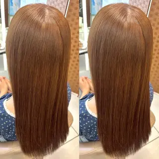 カラー ヘアメ🎀推しカラー 🥣横浜/しほ🧸のヘアスタイル