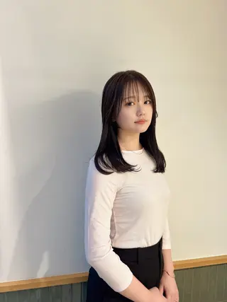 セミロング カラー ヘアアレンジ 【代表】 たき〜のヘアスタイル