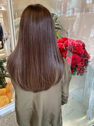 ロング カラー 山本　尚輝 🐶ハイライト🐶のヘアスタイル