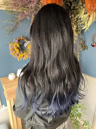 ロング カラー レイヤー/髪質改善 /艶カラー/SAKIのヘアスタイル