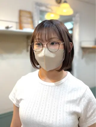 ショート カラー 【azure横浜】 🧸misaki🌸のヘアスタイル