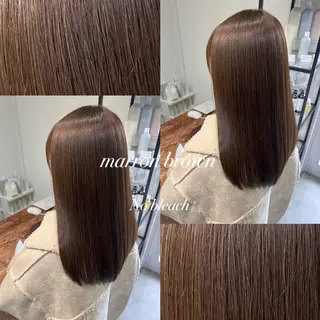 セミロング anB ハルカのヘアスタイル