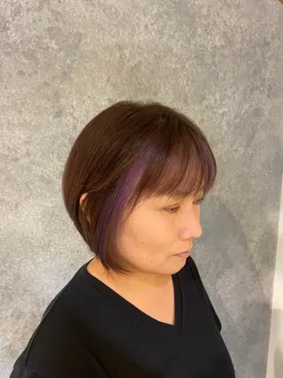 カラー AiRU hair RIRIKOのヘアスタイル