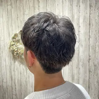 ショート カラー メンズ ツイスパ/メンズ特化 🦋𝑺𝑶𝑵𝑬のヘアスタイル