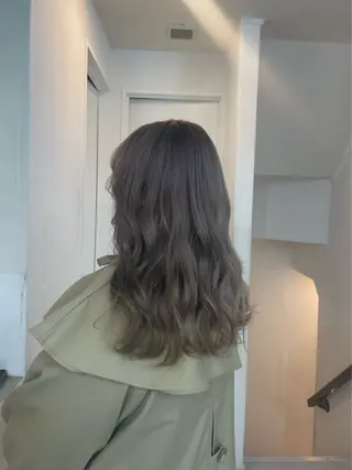 セミロング カラー ヘアアレンジ 🦠デザインカラー/ 魚瀬あおい🦠のヘアスタイル