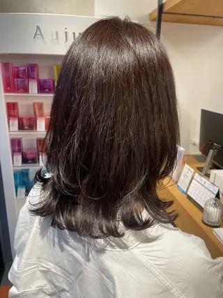 ミディアム 髪質改善/ハイライト /🌈瀧澤夕花のヘアスタイル