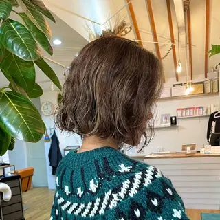 ミディアム カラー 奥田 誠司のヘアスタイル