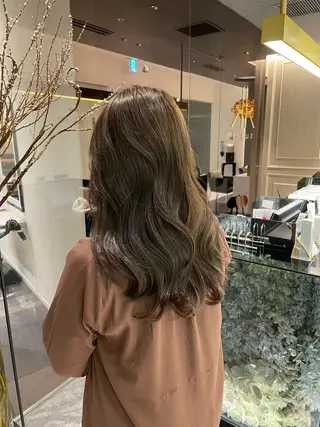 ロング カラー 韓国顔まわり/前髪 /レイヤー/いつきのヘアスタイル