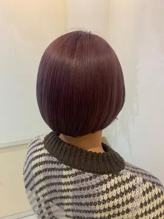 ショート カラー 透けるbrown カラー🎗♡yukaのヘアスタイル