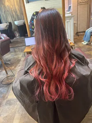 ロング カラー みやもと☆ まなみのヘアスタイル