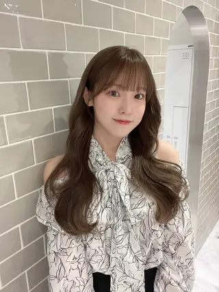 ロング カラー 新宿/韓国風レイヤー エクステ/YUTOのヘアスタイル