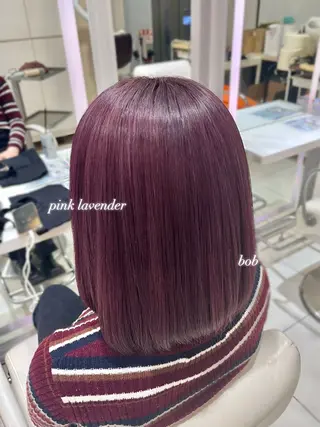 ショート カラー Euphoria GINZA所属・🎀𝐧𝐚𝐨🎀 ピンク/ハイトーンのヘアスタイル