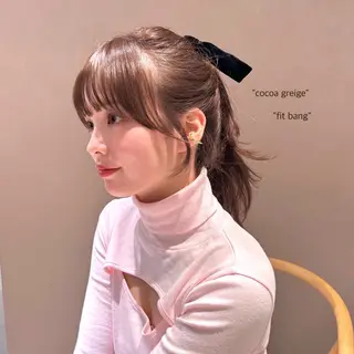 ロング ミディアムヘア Chifumiのヘアスタイル