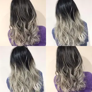 ロング カラー AMI Hair  supply所属・髪質改善カラー 韓国風レイヤーのヘアスタイル