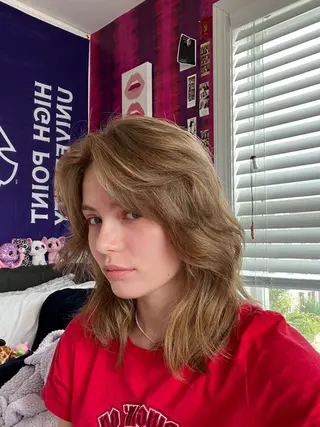 ミディアム カラー minami🪷 暖色カラーのヘアスタイル