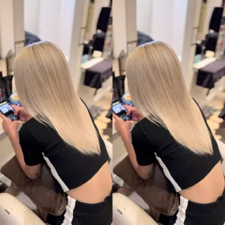 セミロング カラー hair &eye LAWE.店長のヘアスタイル