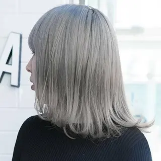 ミディアム カラー 艶髪サラサラカラー 🌈前原健吾のヘアスタイル