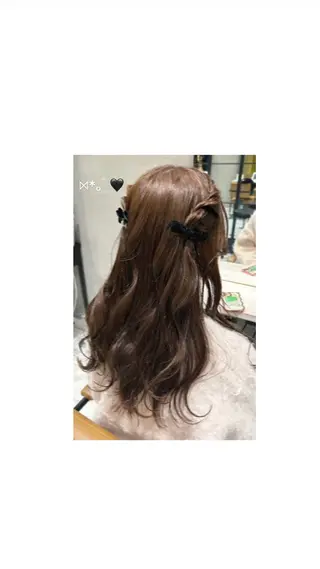 ヘアアレンジ Michio Nozawa HAIR SALON Ginza所属・ナカシマ ユヅキのヘアスタイル