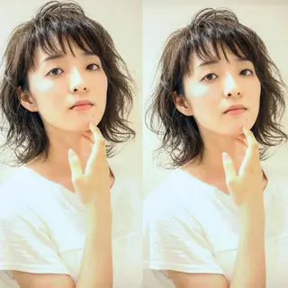 ミディアム カラー パーマ grow上野御徒町【グロウ】所属・ブリーチ・ハイトーン 特化🎉内山のヘアスタイル