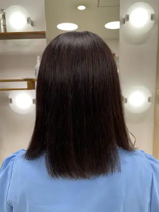 ミディアム 植村 真優のヘアスタイル