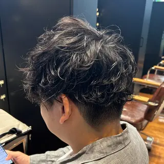 パーマ メンズ 波巻き/ツイスパ/ メンズ特化🐺米山歩のヘアスタイル